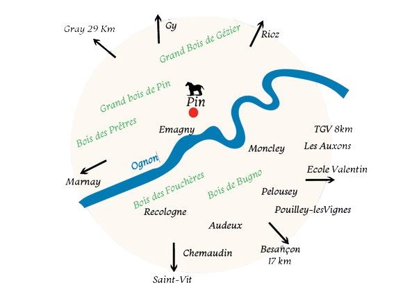 haras chene benit carte